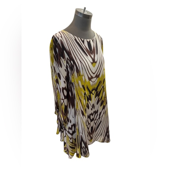 Leifsdottir Sarita Swing Dress Anthropologie Silk Butterfly Print Size 10 - Picture 5 of 14